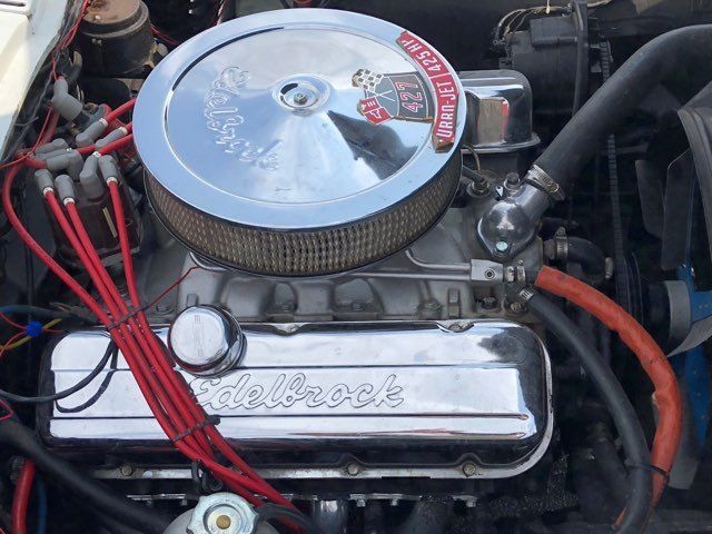 1965 White Chevrolet Corvette Convertible