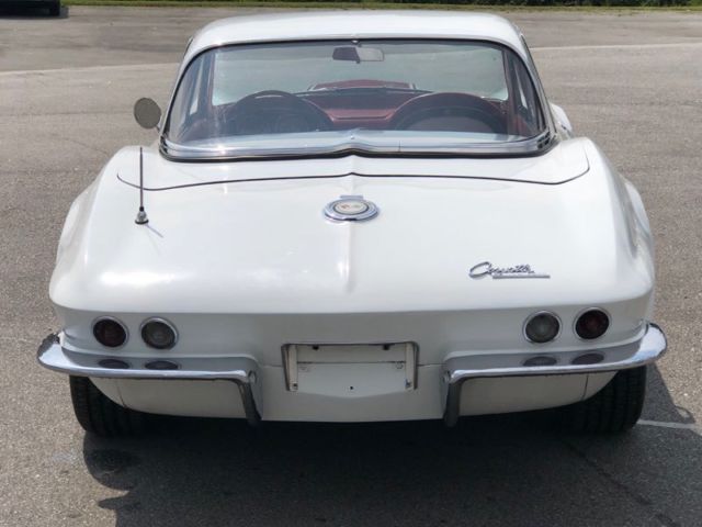 1965 White Chevrolet Corvette Convertible