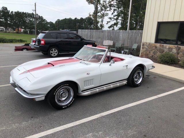 1965 White Chevrolet Corvette Convertible