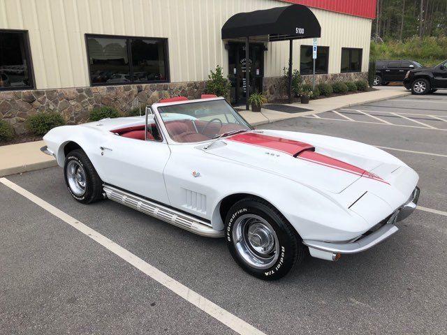 1965 White Chevrolet Corvette Convertible
