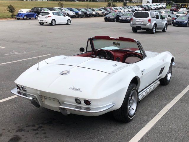 1965 White Chevrolet Corvette Convertible
