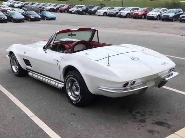1965 White Chevrolet Corvette Convertible