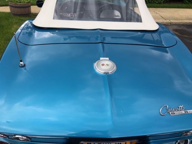 1965 Blue Chevrolet Corvette Convertible