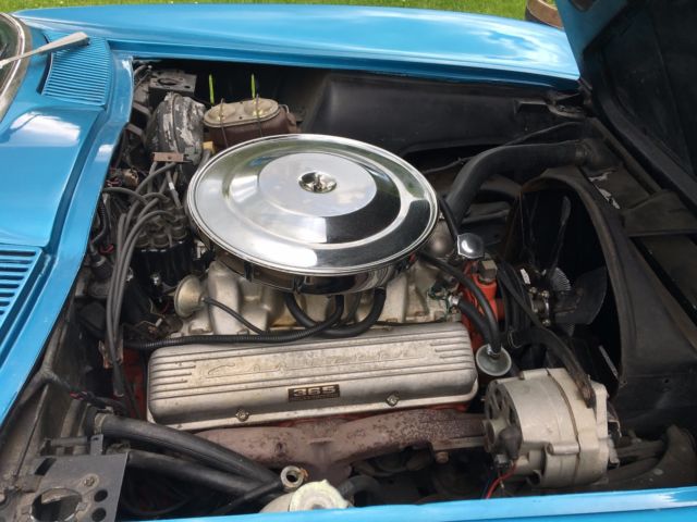 1965 Blue Chevrolet Corvette Convertible