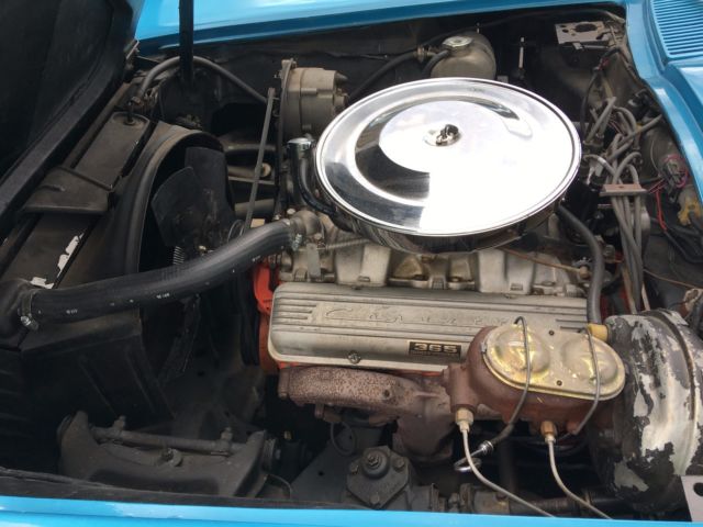 1965 Blue Chevrolet Corvette Convertible
