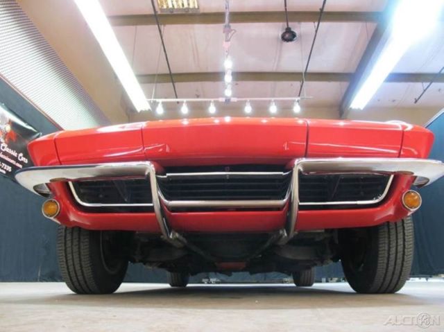1965 Red Chevrolet Corvette Convertible