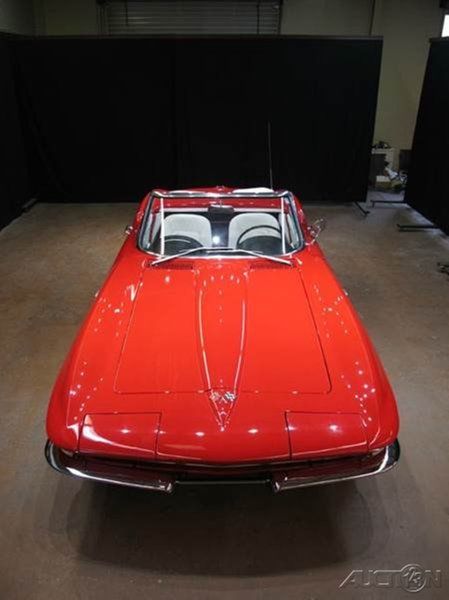 1965 Red Chevrolet Corvette Convertible