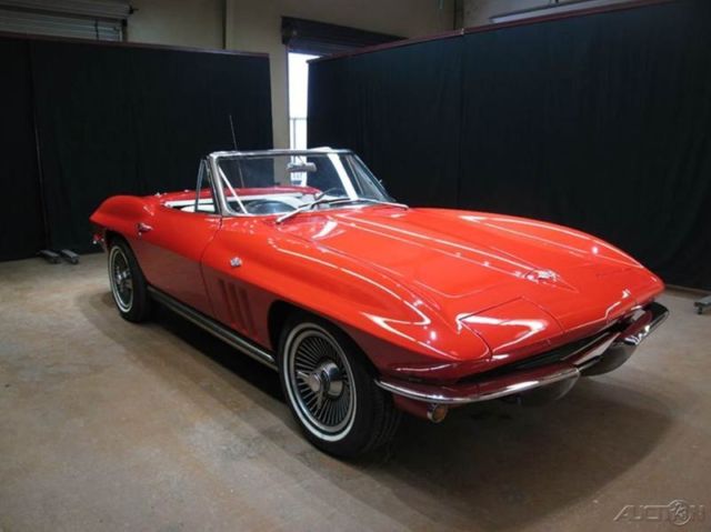 1965 Red Chevrolet Corvette Convertible