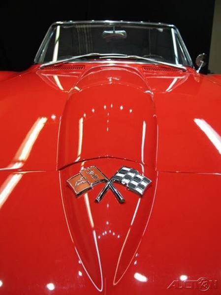 1965 Red Chevrolet Corvette Convertible