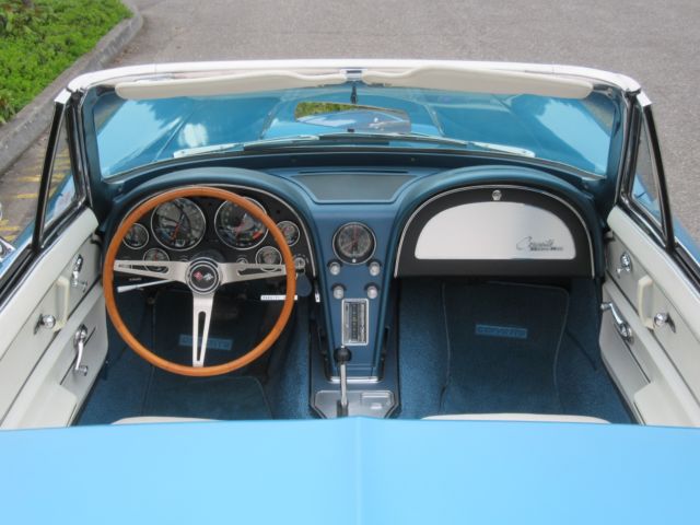 1965 Blue Chevrolet Corvette Convertible