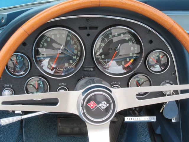 1965 Blue Chevrolet Corvette Convertible