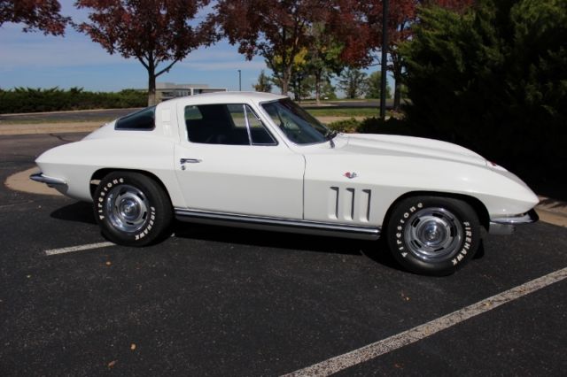 1965 Ermine White Chevrolet Corvette Coupe