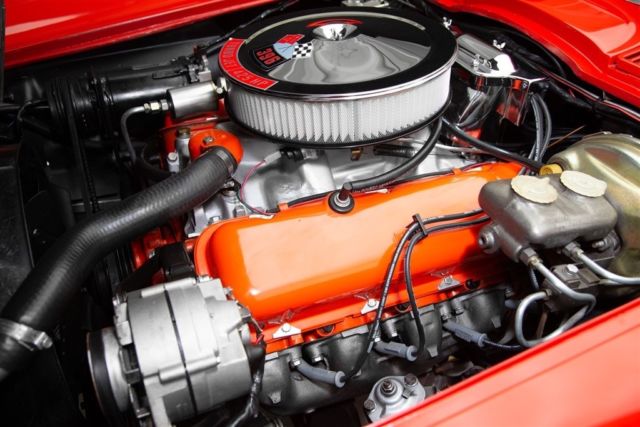 1965 Red Chevrolet Corvette Convertible