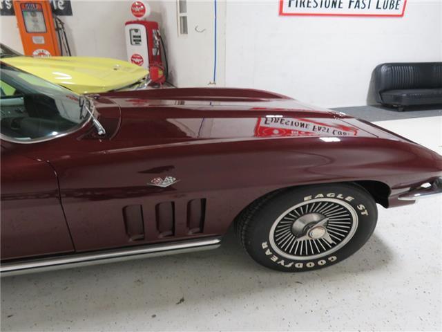 1965 Burgundy Chevrolet Corvette --
