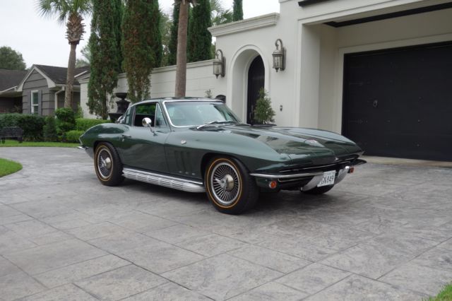 1965 Green Chevrolet Corvette Coupe