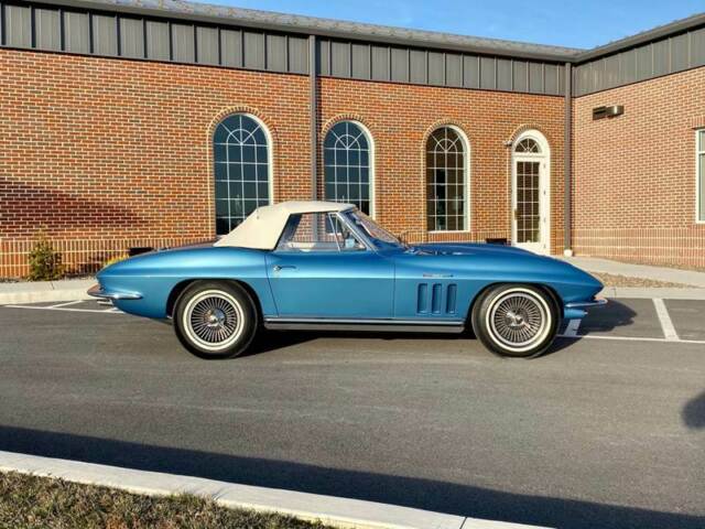 1965 Blue Chevrolet Corvette Convertible
