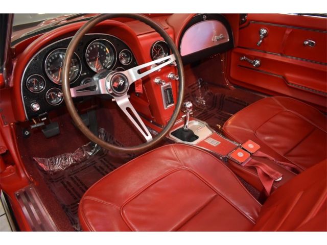 1965 Red Chevrolet Corvette Convertible