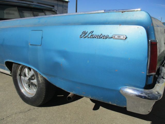 1965 Blue Chevrolet El Camino truck