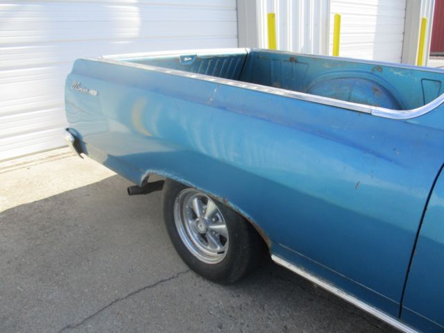 1965 Blue Chevrolet El Camino truck
