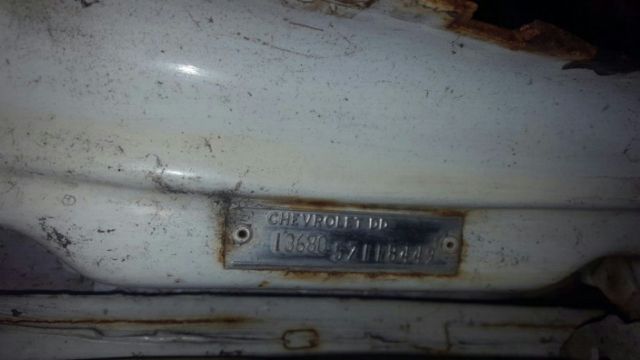 1965 white Chevrolet El Camino Sedan