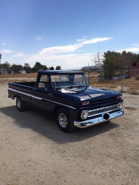 1965 Midnight Blue Metallic Chevrolet C-10 Standard Cab Pickup