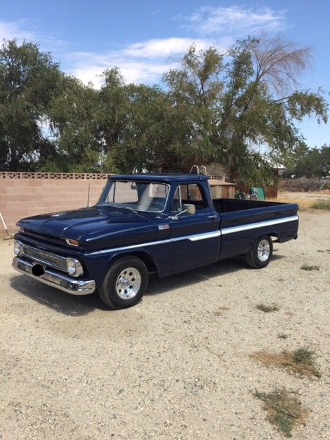 1965 Midnight Blue Metallic Chevrolet C-10 Standard Cab Pickup