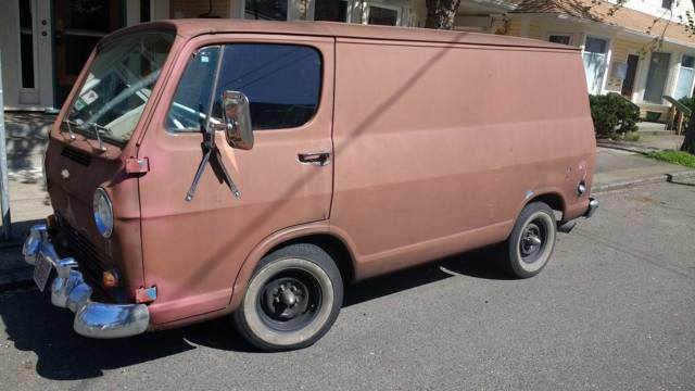 1965 brown primer Chevrolet Other van