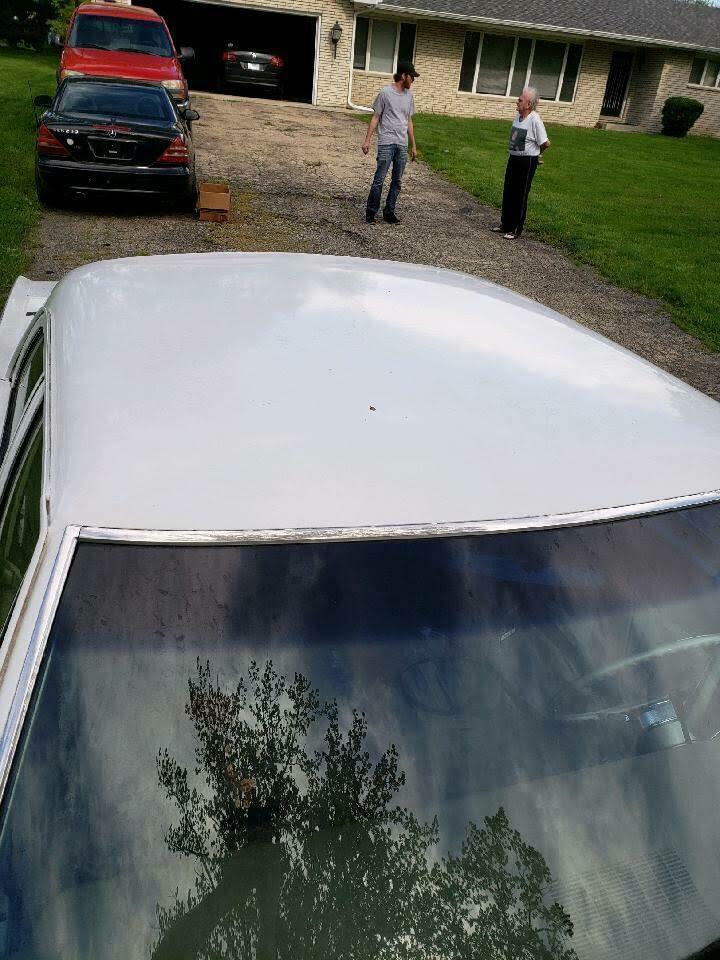 1965 White Chevrolet Impala Sedan