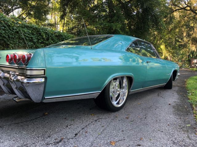 1965 Teal Chevrolet Impala Coupe