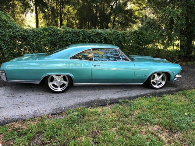 1965 Teal Chevrolet Impala Coupe