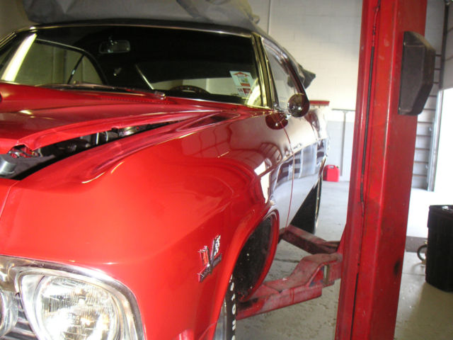 1965 Red Chevrolet Impala 2 door hard top