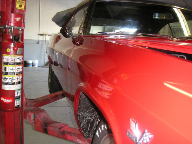1965 Red Chevrolet Impala 2 door hard top