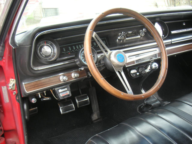 1965 Red Chevrolet Impala 2 door hard top