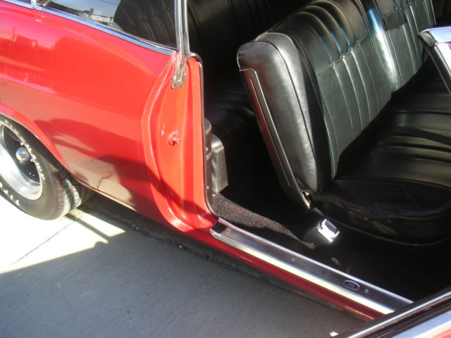1965 Red Chevrolet Impala 2 door hard top