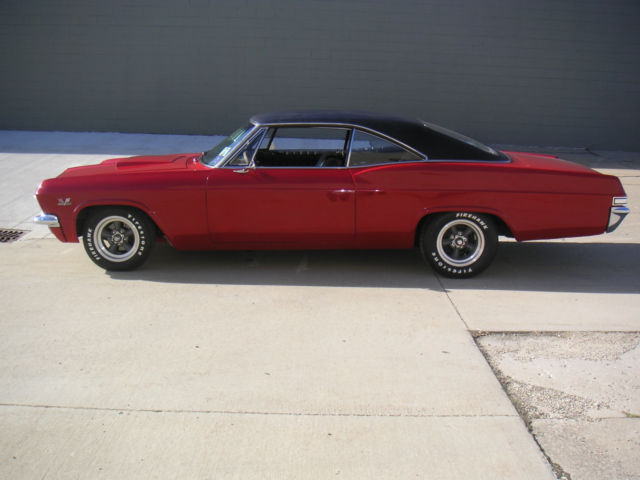 1965 Red Chevrolet Impala 2 door hard top