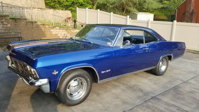 1965 Midnight Blue Chevrolet Impala Coupe