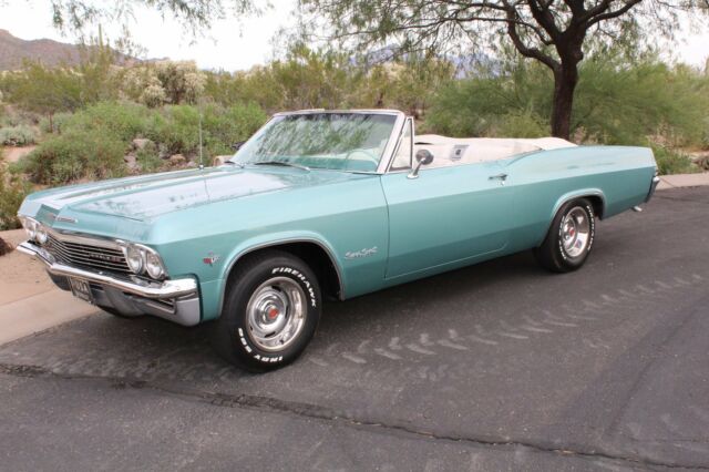 1965 Artesian Turquoise Poly Chevrolet Impala Convertible