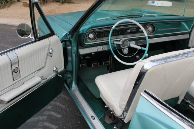 1965 Artesian Turquoise Poly Chevrolet Impala Convertible