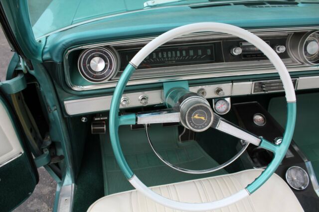 1965 Artesian Turquoise Poly Chevrolet Impala Convertible