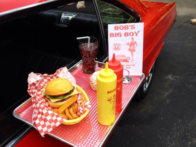 1965 Bright Red Chevrolet Impala 2 dr