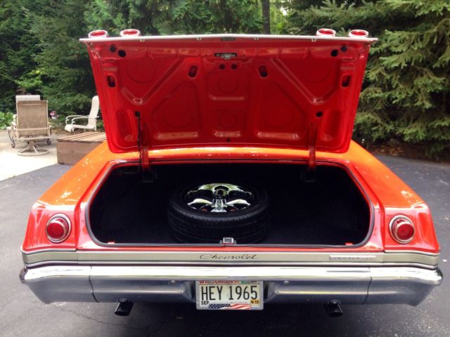 1965 Bright Red Chevrolet Impala 2 dr