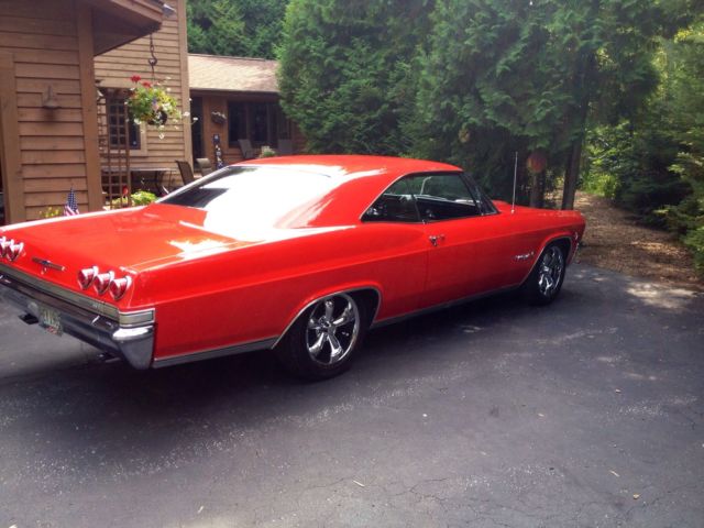 1965 Bright Red Chevrolet Impala 2 dr