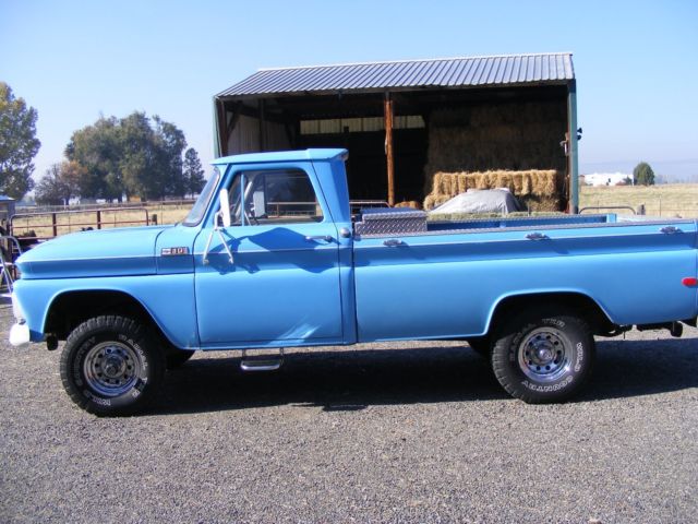 1965 Blue Chevrolet C-10 Standard Cab Pickup