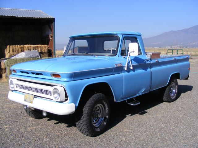 1965 Blue Chevrolet C-10 Standard Cab Pickup