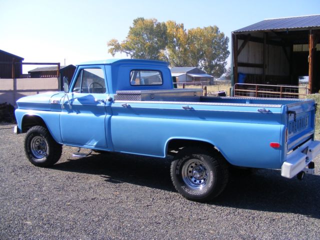 1965 Blue Chevrolet C-10 Standard Cab Pickup