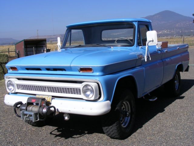 1965 Blue Chevrolet C-10 Standard Cab Pickup
