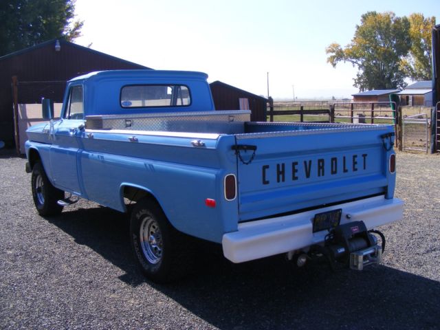 1965 Blue Chevrolet C-10 Standard Cab Pickup