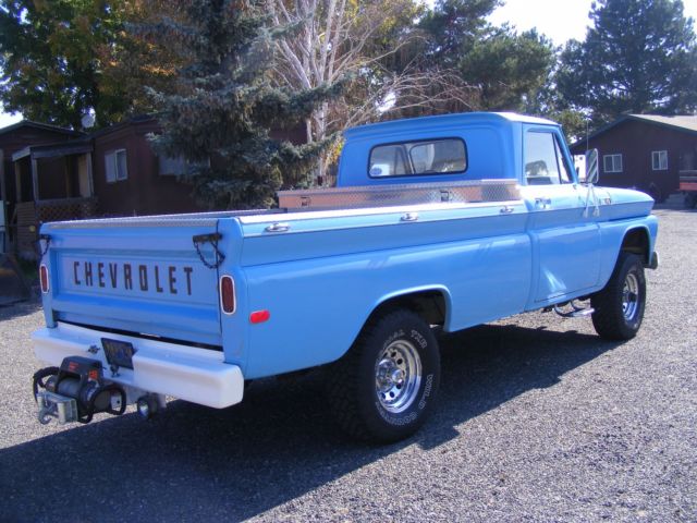 1965 Blue Chevrolet C-10 Standard Cab Pickup