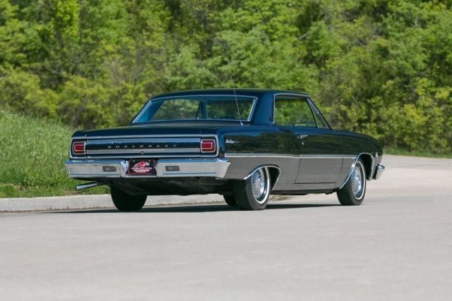 1965 Blue Chevrolet Malibu
