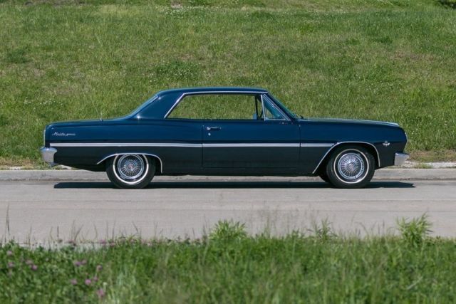 1965 Blue Chevrolet Malibu